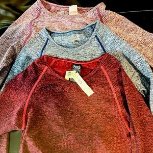 3 Pink Workout tops